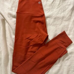 Lululemon Rust Align Leggings